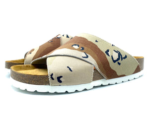 Una Cross-over Sandals | Chocolate Chip Camouflage