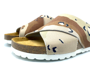 Una Cross-over Sandals | Chocolate Chip Camouflage
