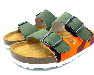 Thora 2-buckle Sandals | O.D x Orange Camo