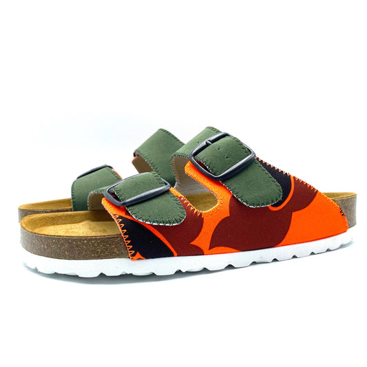 Studio Thora 2-buckle Sandals | O.D. x Orange Camo