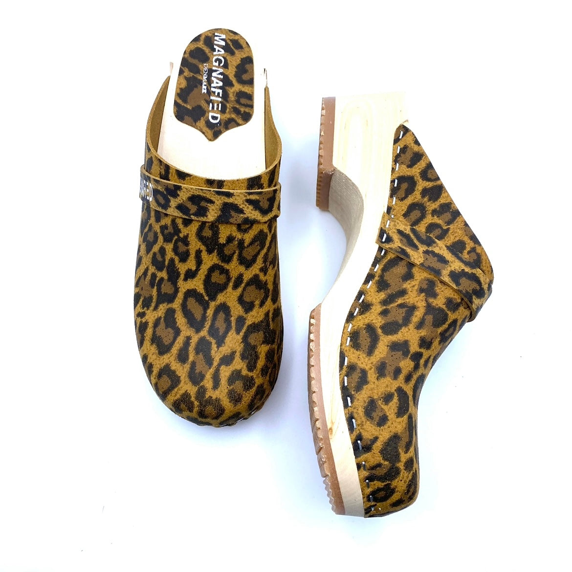 Freja Clogs | Vegan Leopard