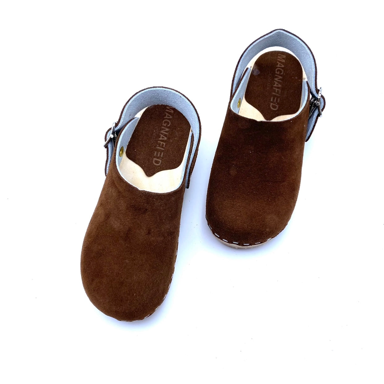 Studio Lily Clogs | Tobacco Premium Italian Suede