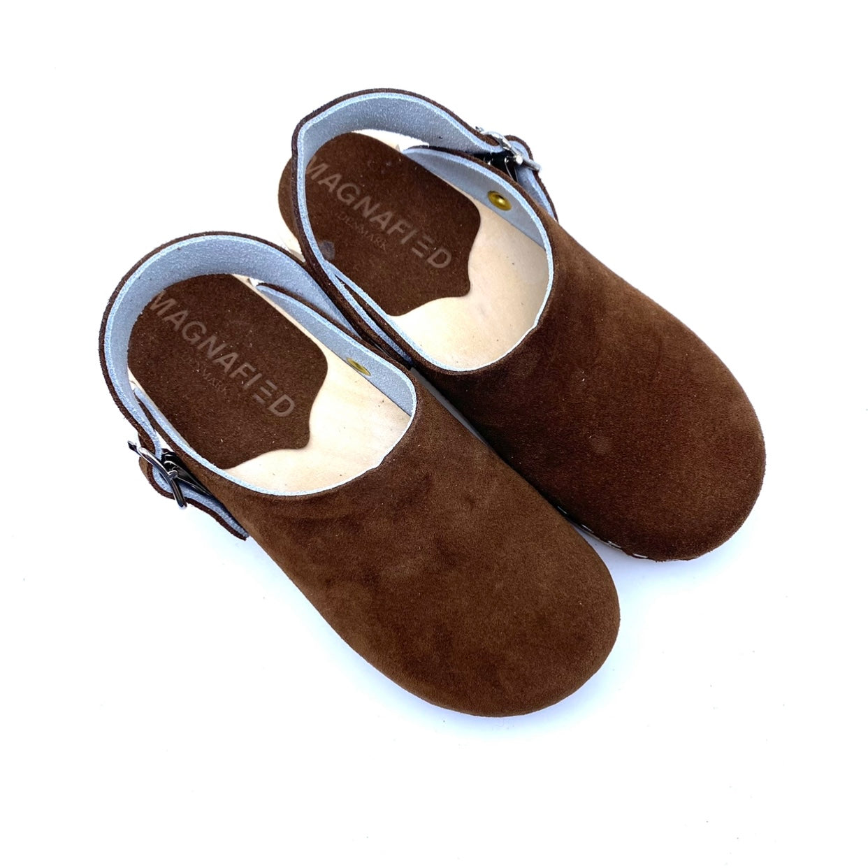 Studio Lily Clogs | Tobacco Premium Italian Suede