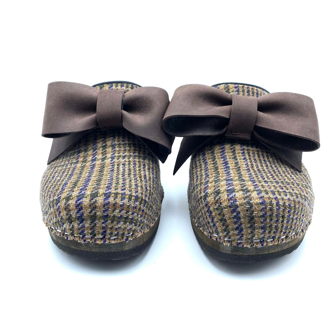 Embla Clogs | Harris Tweed & Bow