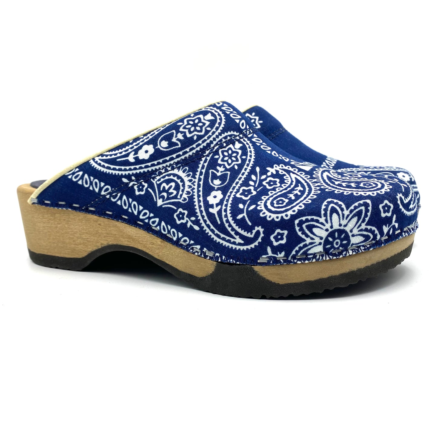 Embla Clogs | Navy Bandana