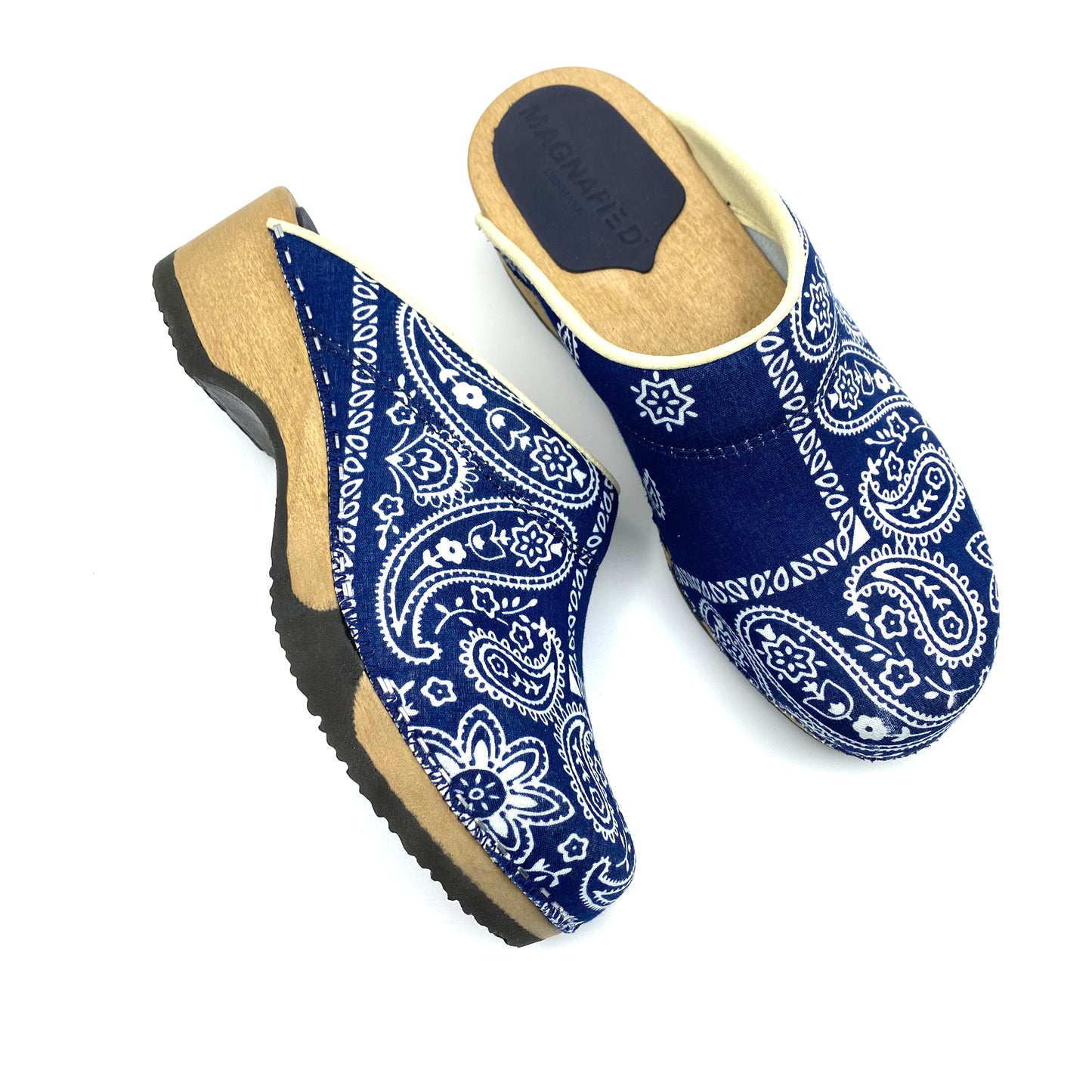 Embla Clogs | Navy Bandana