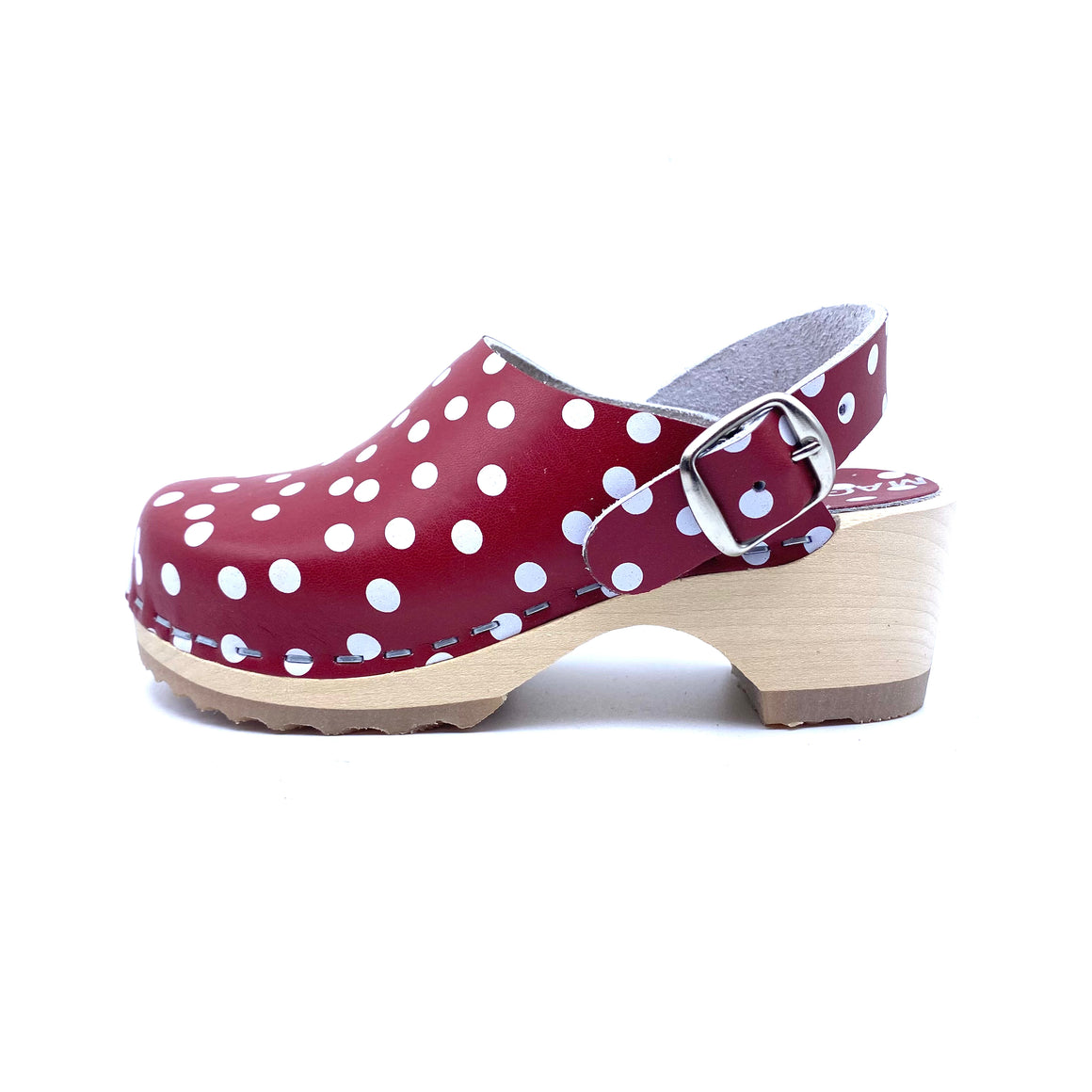 Lily Clogs | Dots in Red