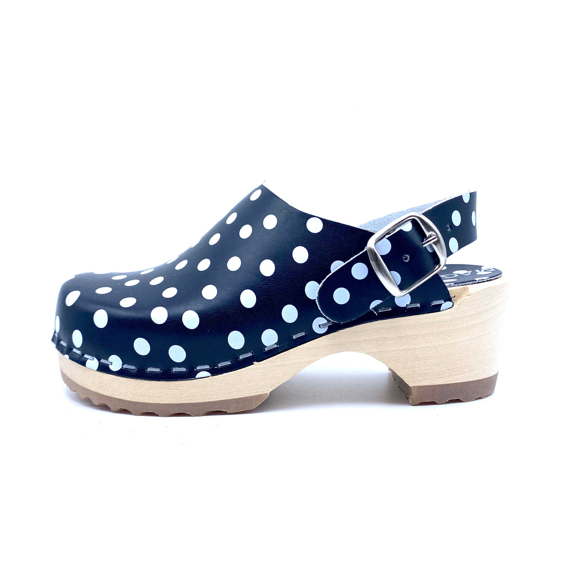 Lily Clogs | Dots in Black