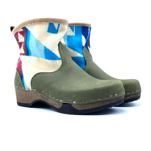 Holly Boots | Green Nubuck