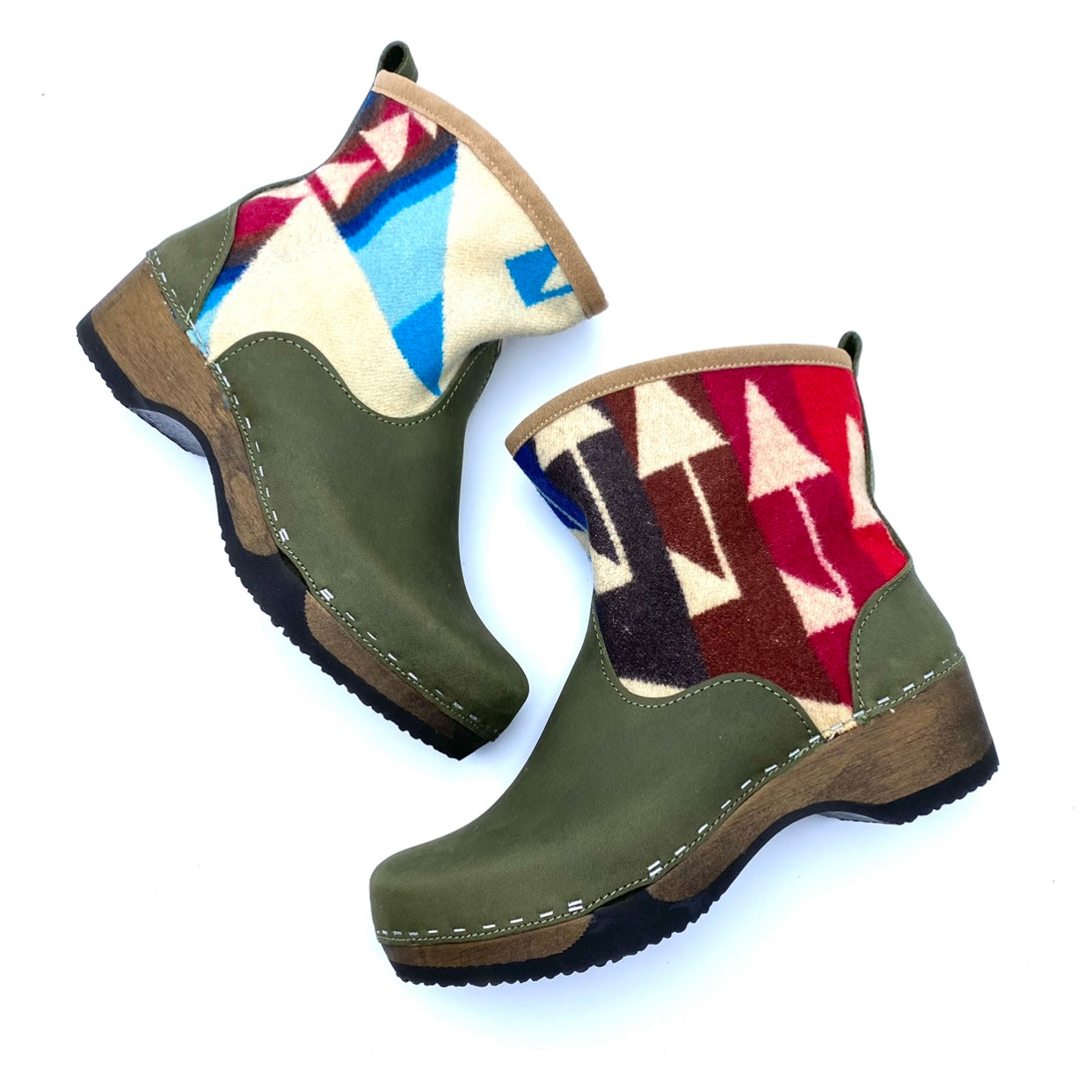 Holly Boots | Green Nubuck