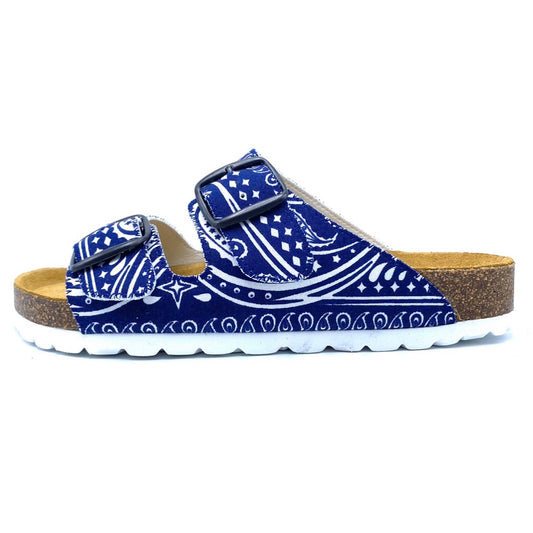 Thora 2-buckle Sandals | Original Navy Bandana