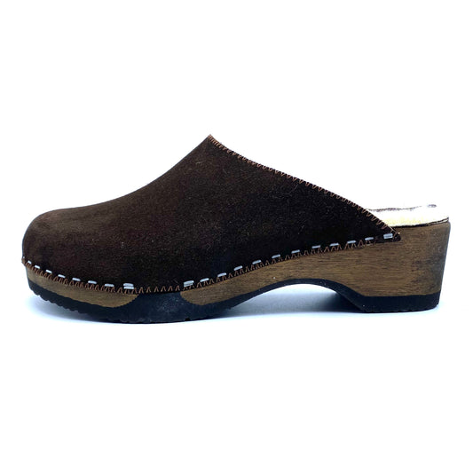 Embla Clogs | Brown Shearling