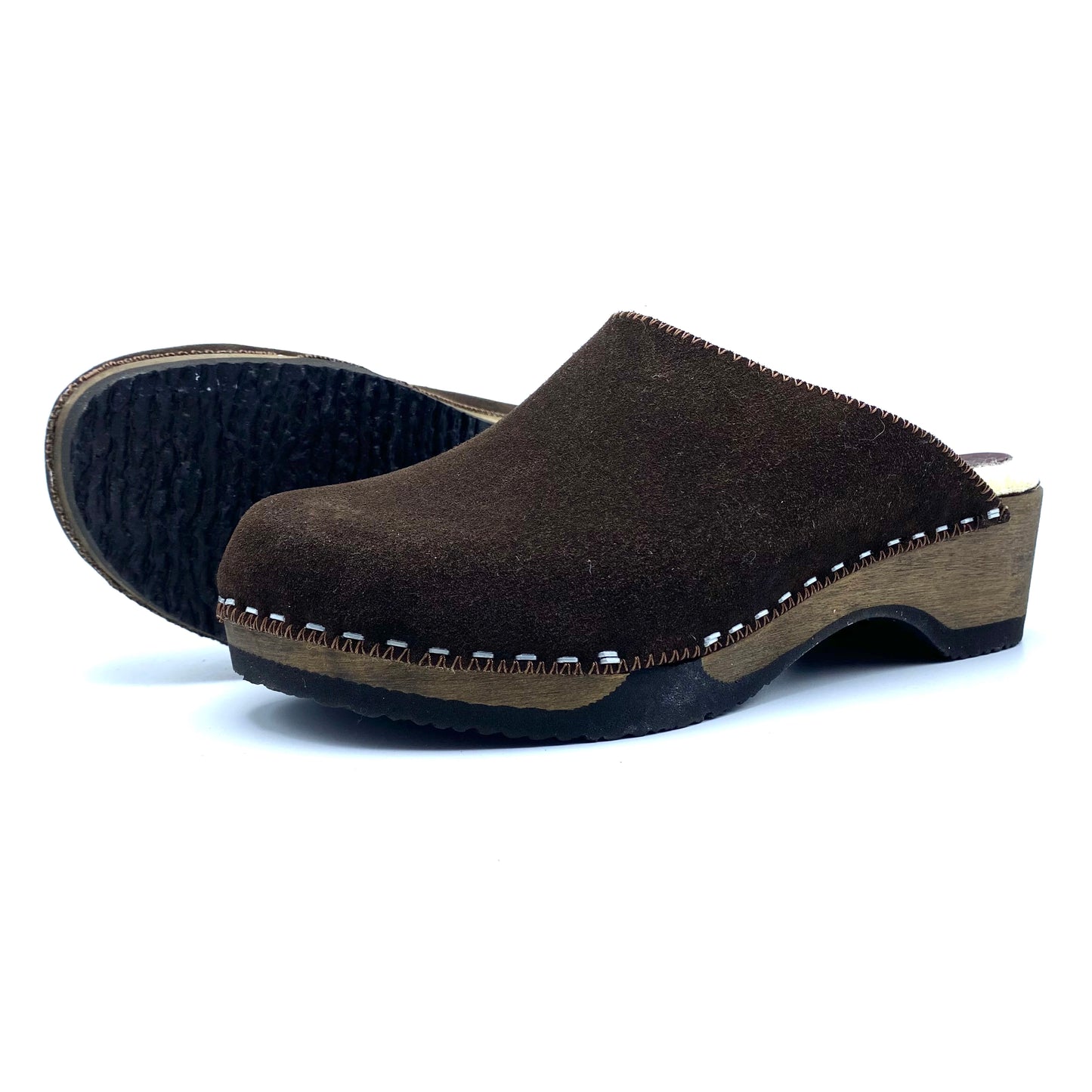 Embla Clogs | Brown Shearling