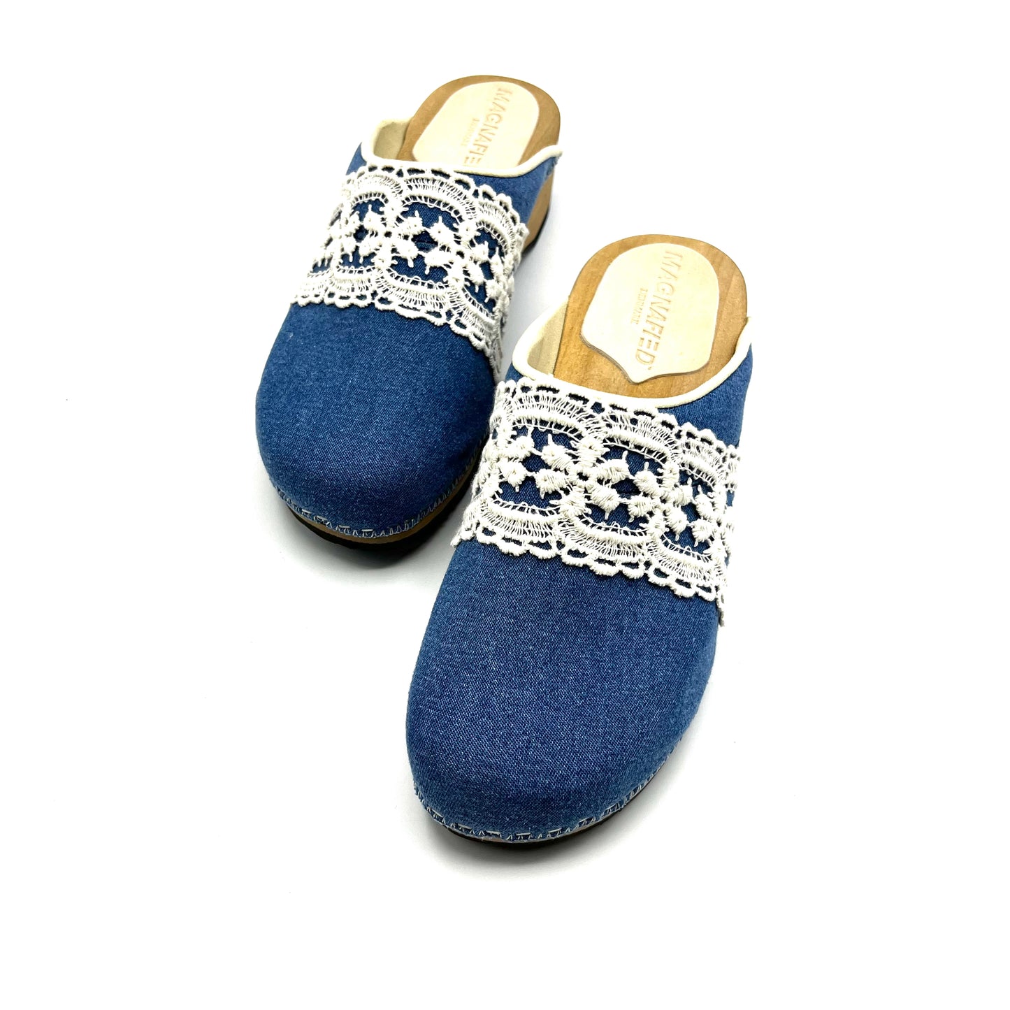 Embla Clogs | Pure Denim x Knitted Band