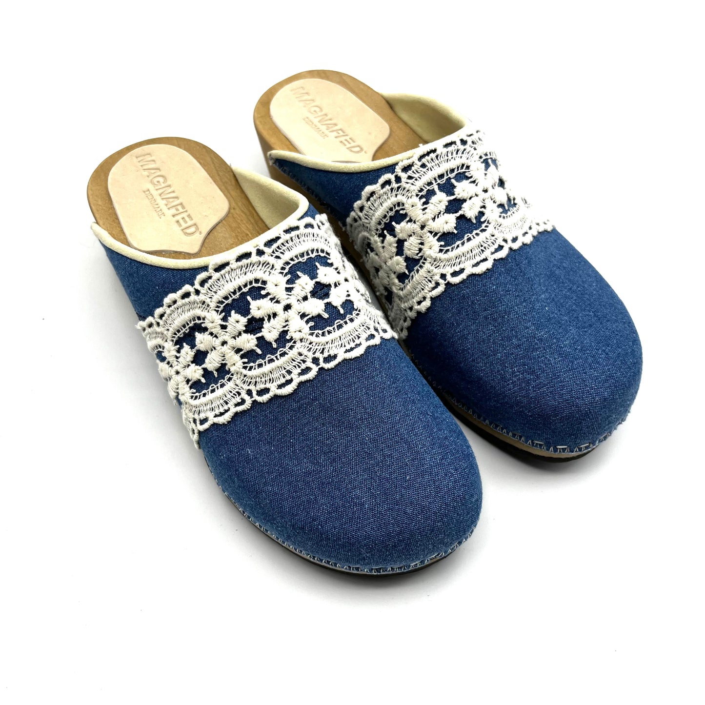 Embla Clogs | Pure Denim x Knitted Band