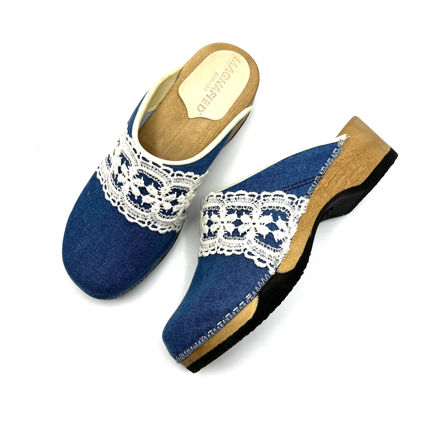 Embla Clogs | Pure Denim x Knitted Band