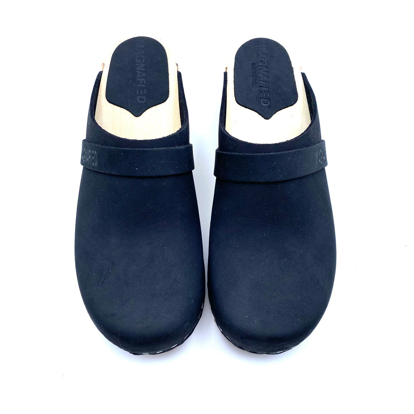 Freja Clogs | Black Premium Nubuck