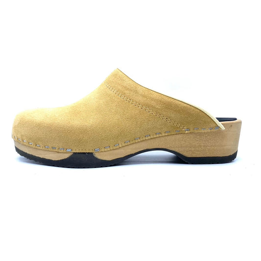 Embla Clogs | Beige Suede