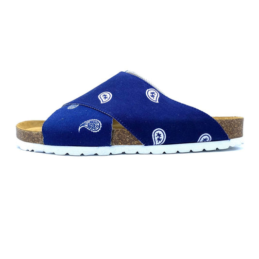 Studio Ulf Crossover Sandals | Navy Bandana EU43/US9