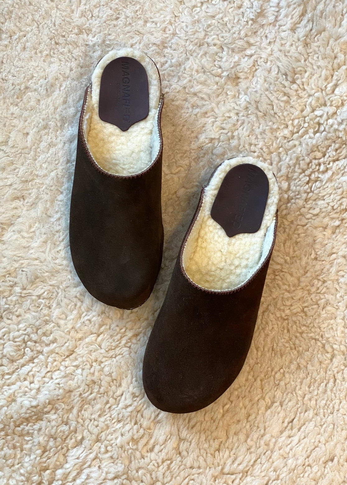 Embla Clogs | Brown Shearling