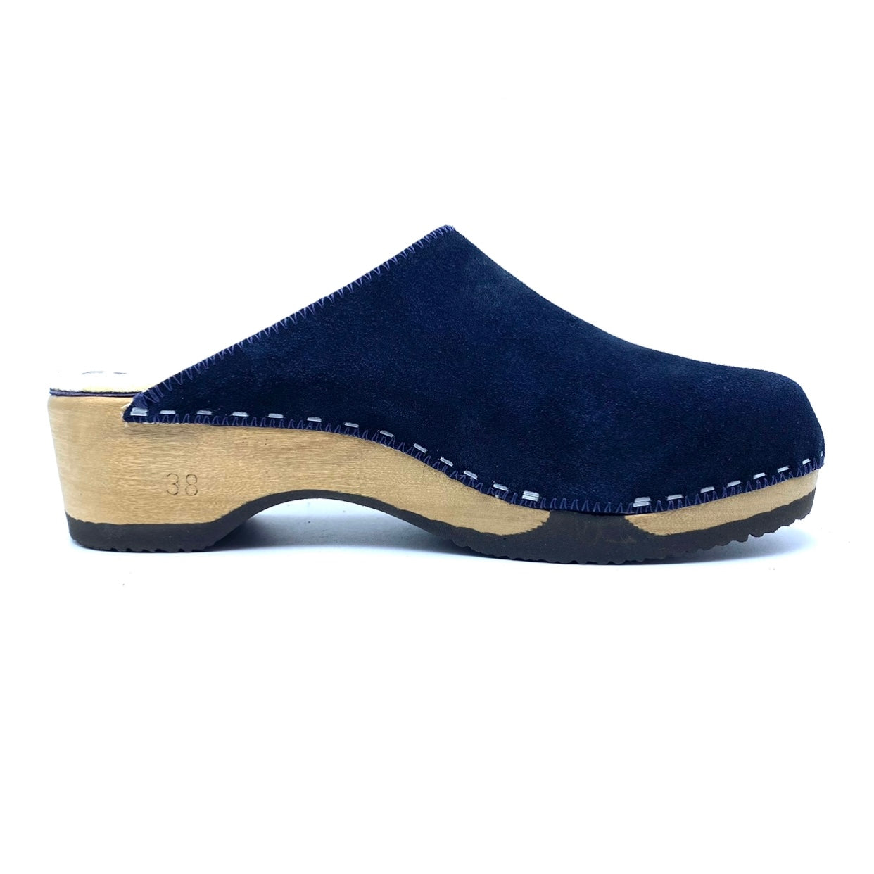 Embla Mules | Navy Shearling