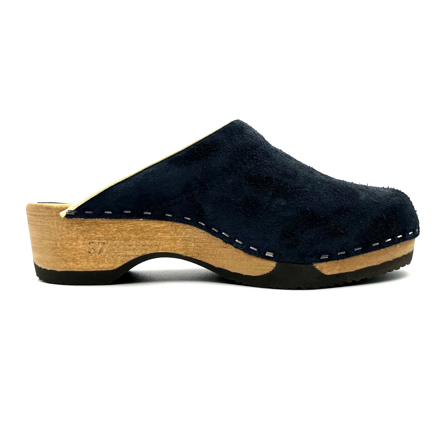 Embla Clogs | Premium Italian Suede Dark Navy