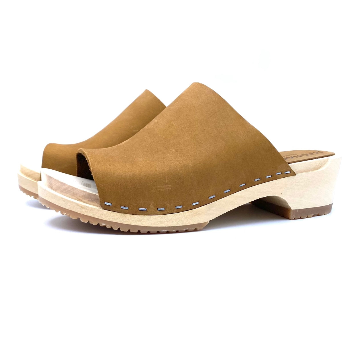 Anneli Clog Sandals | Cowboy Brown Nubuck