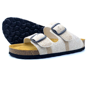 Thora 2-buckle Sandals I Point Dume Tonal pure Virgin Wool