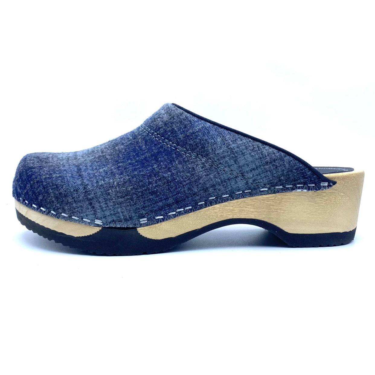 Embla Clogs | Grey Blue Ombre pure Virgin Wool