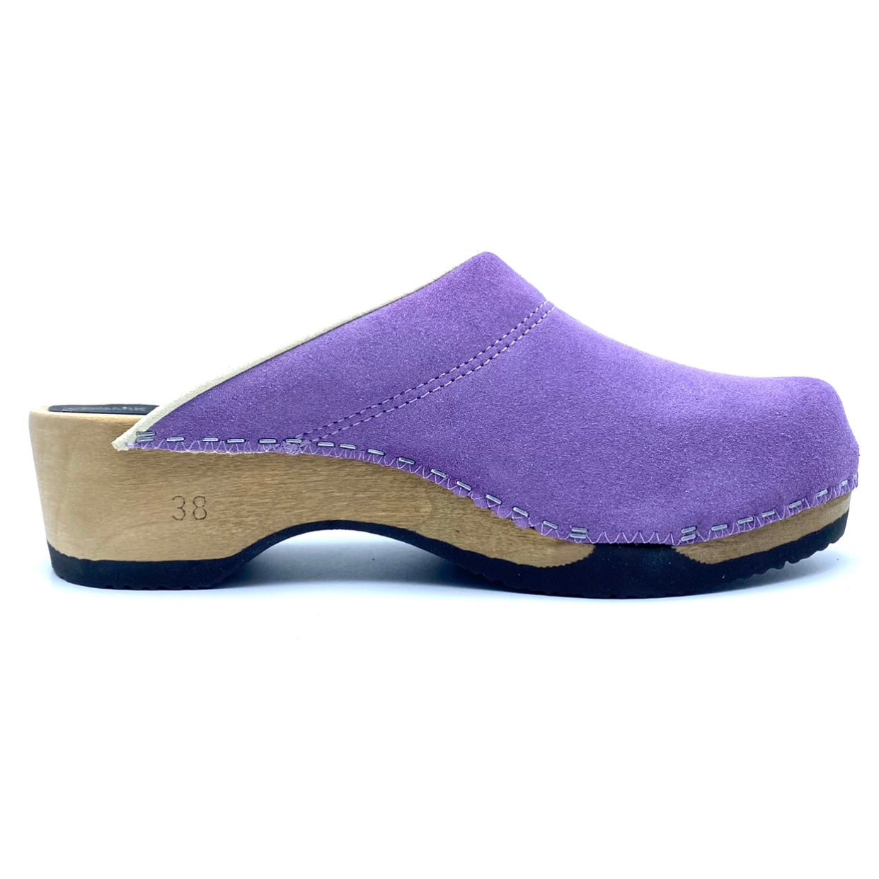 Embla Clogs | Premium Italian Suede Lavender