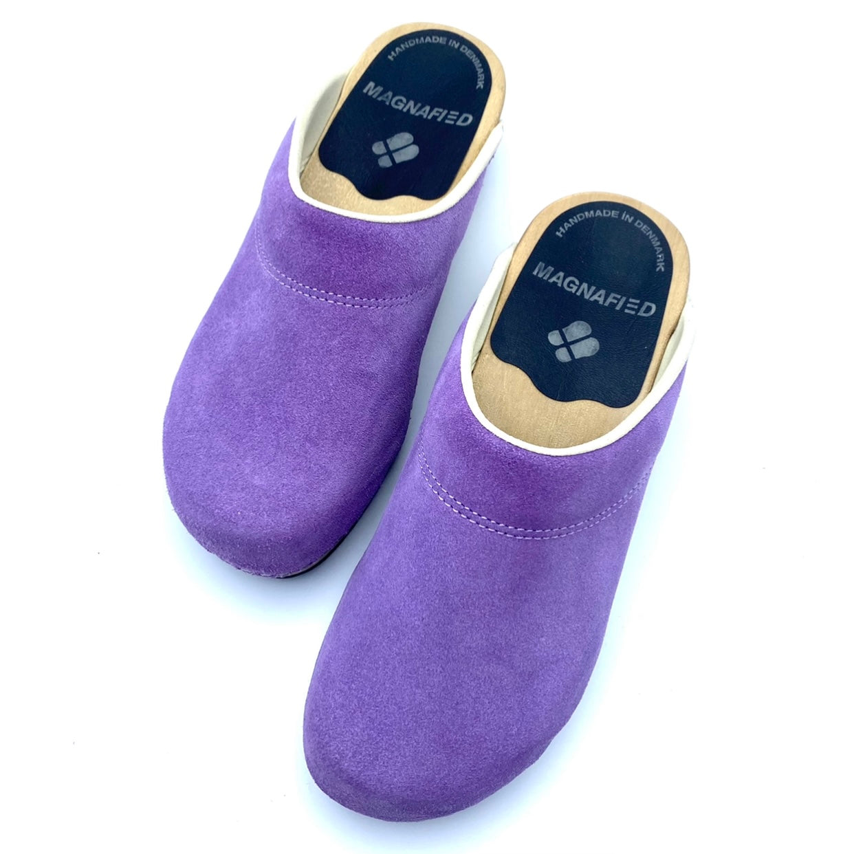 Embla Clogs | Premium Italian Suede Lavender