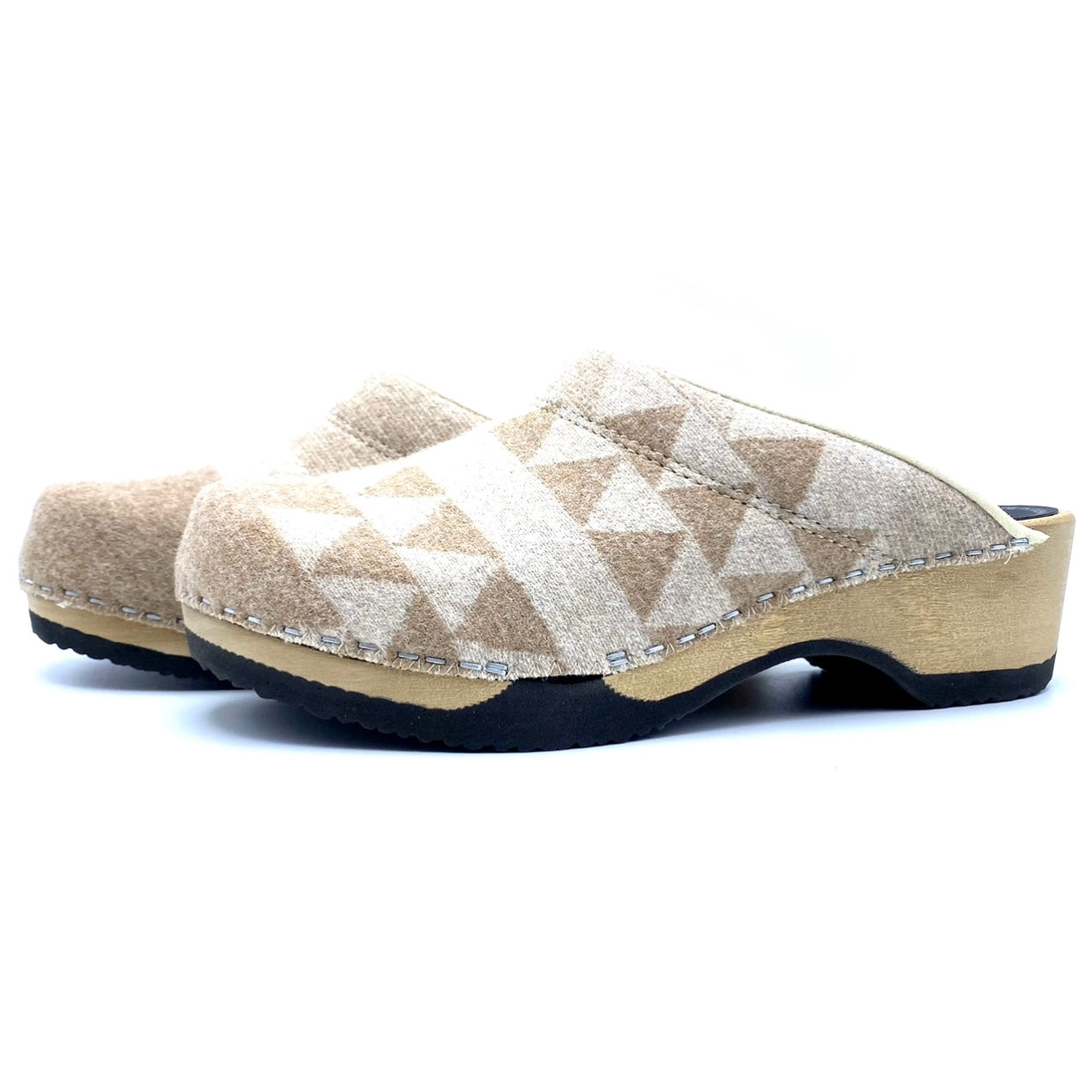 Embla Clogs | Point Dume Tonal pure Virgin Wool