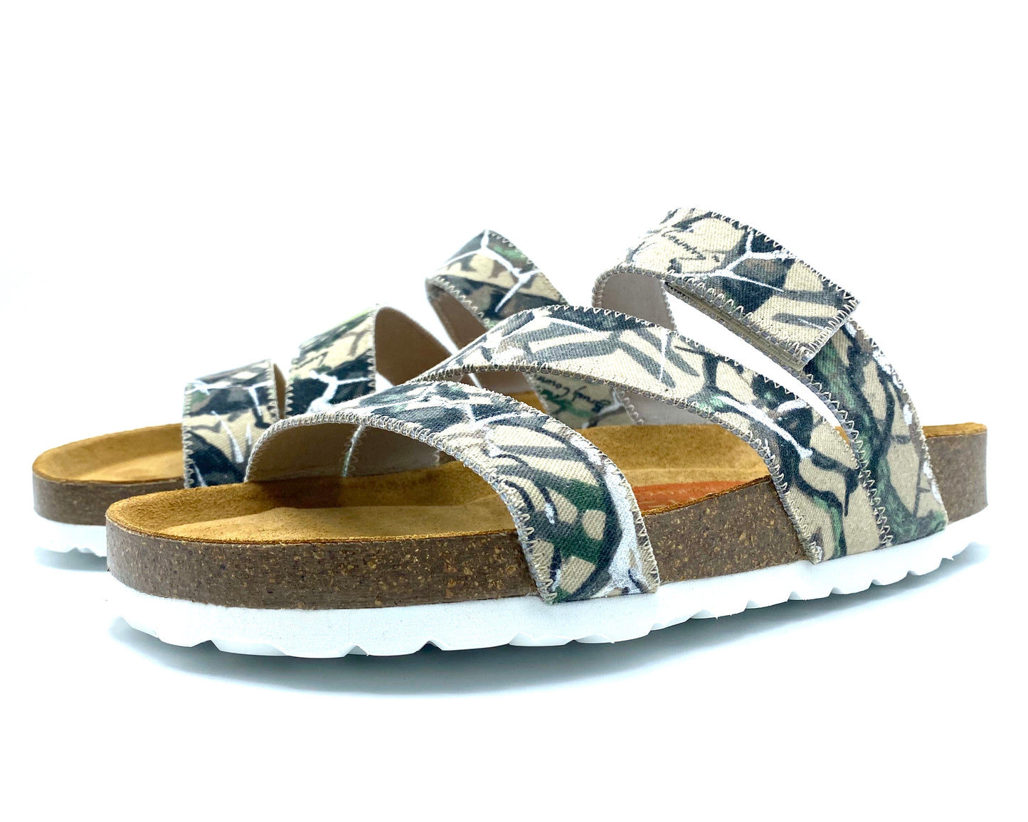 Studio Torun 3-strap Velcro Sandals | County Camouflage