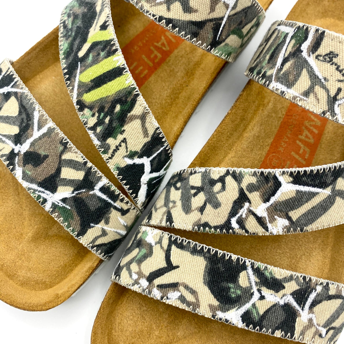 Studio Torun 3-strap Velcro Sandals | County Camouflage