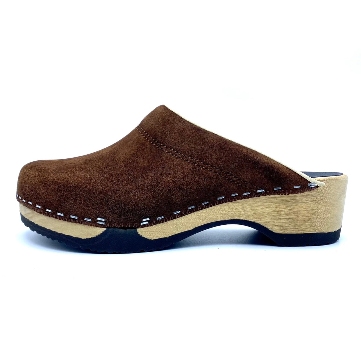 Embla Clogs | Premium Italian Suede Tobacco