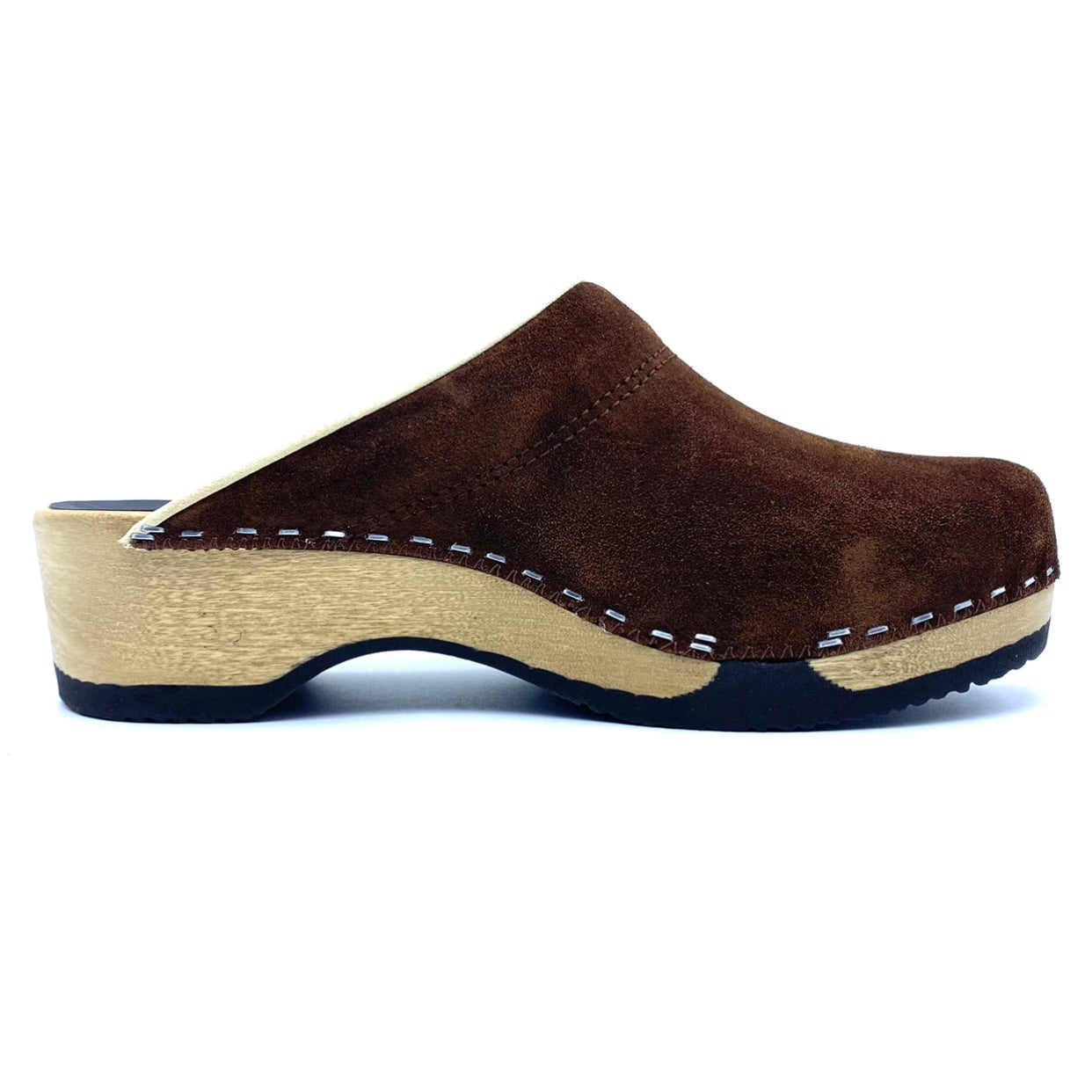 Embla Clogs | Premium Italian Suede Tobacco