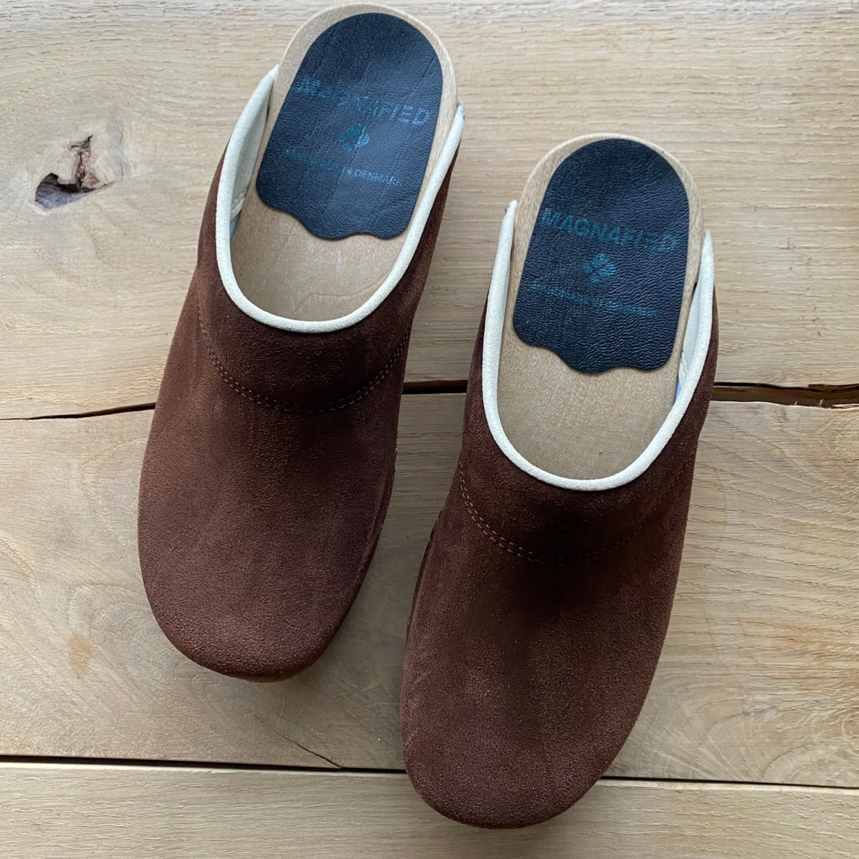 Embla Clogs | Premium Italian Suede Tobacco