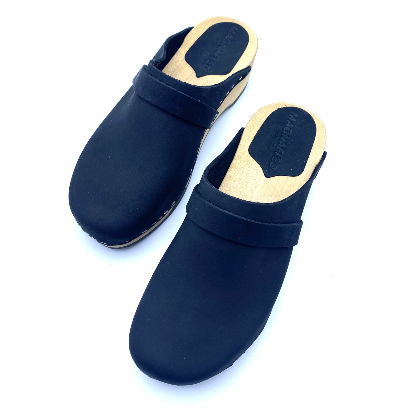 Emily Clogs | Premium Nubuck Black