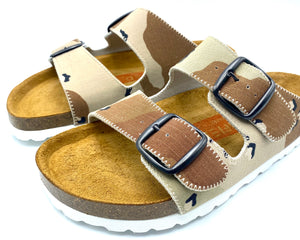 Thora 2-buckle Sandals | Chocolate Chip Camo