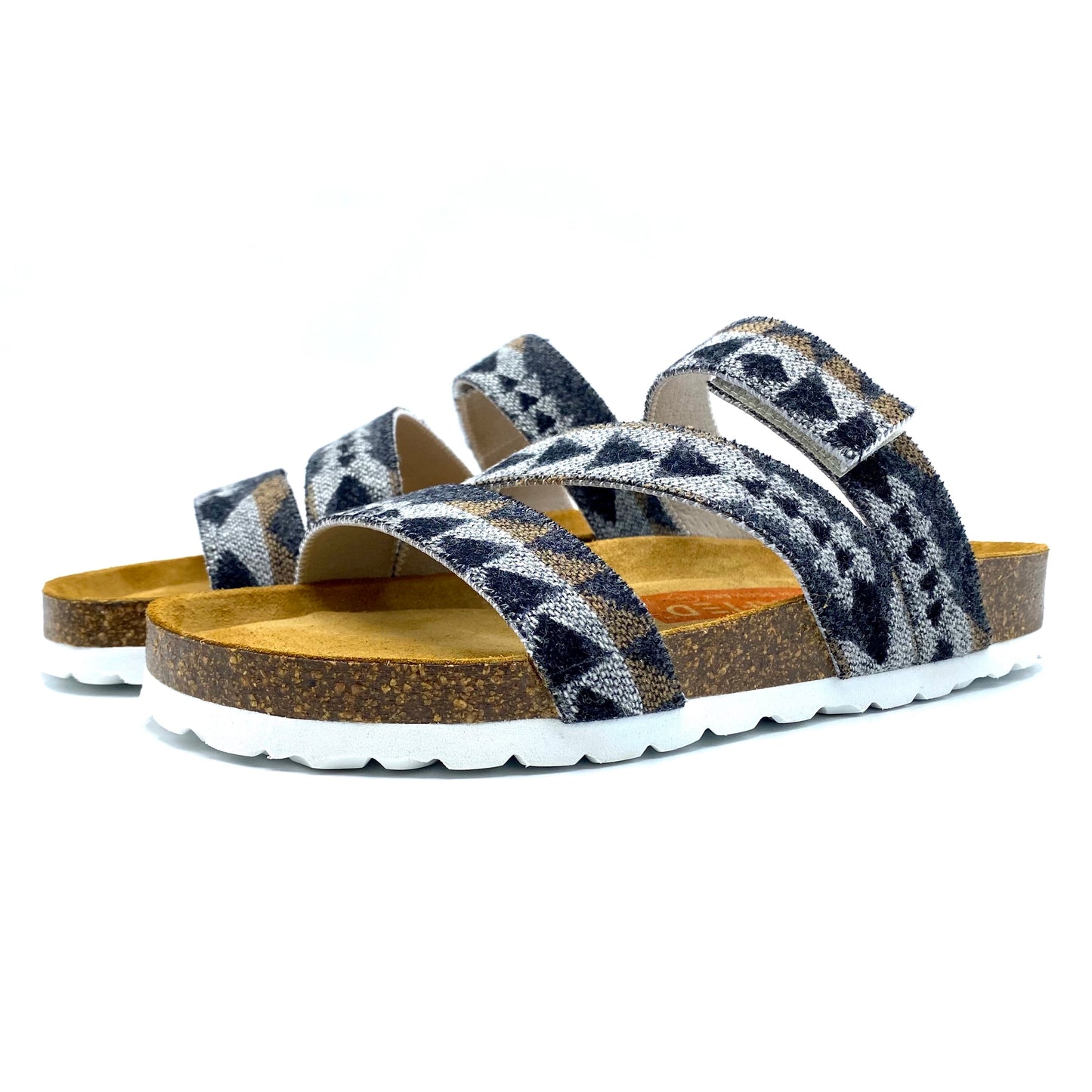 Studio Torun 3-strap Velcro Sandals | Santa Fe Black