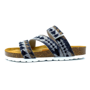 Torun 3-strap Velcro Sandals | Santa Fe Black