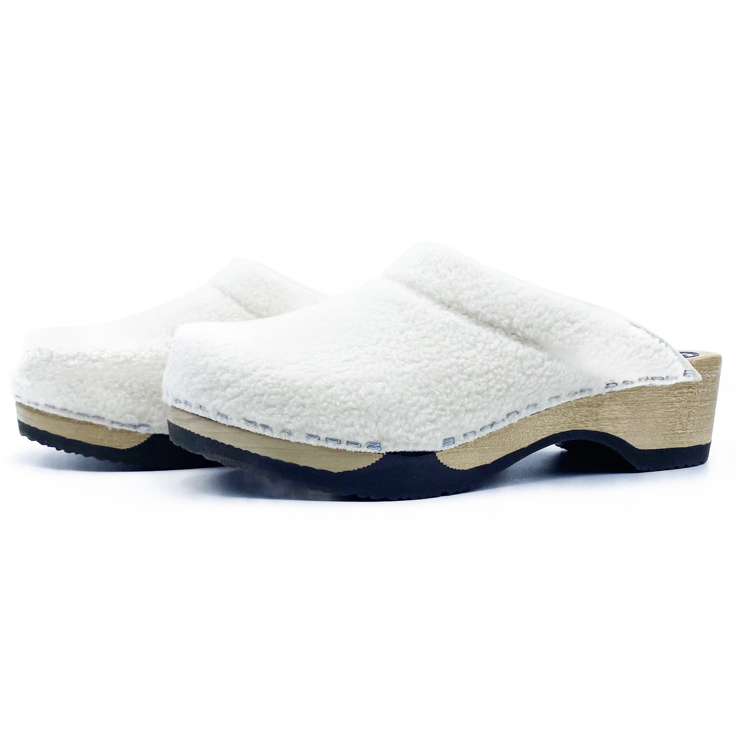 Embla Clogs | DONNI Cream Sherpa