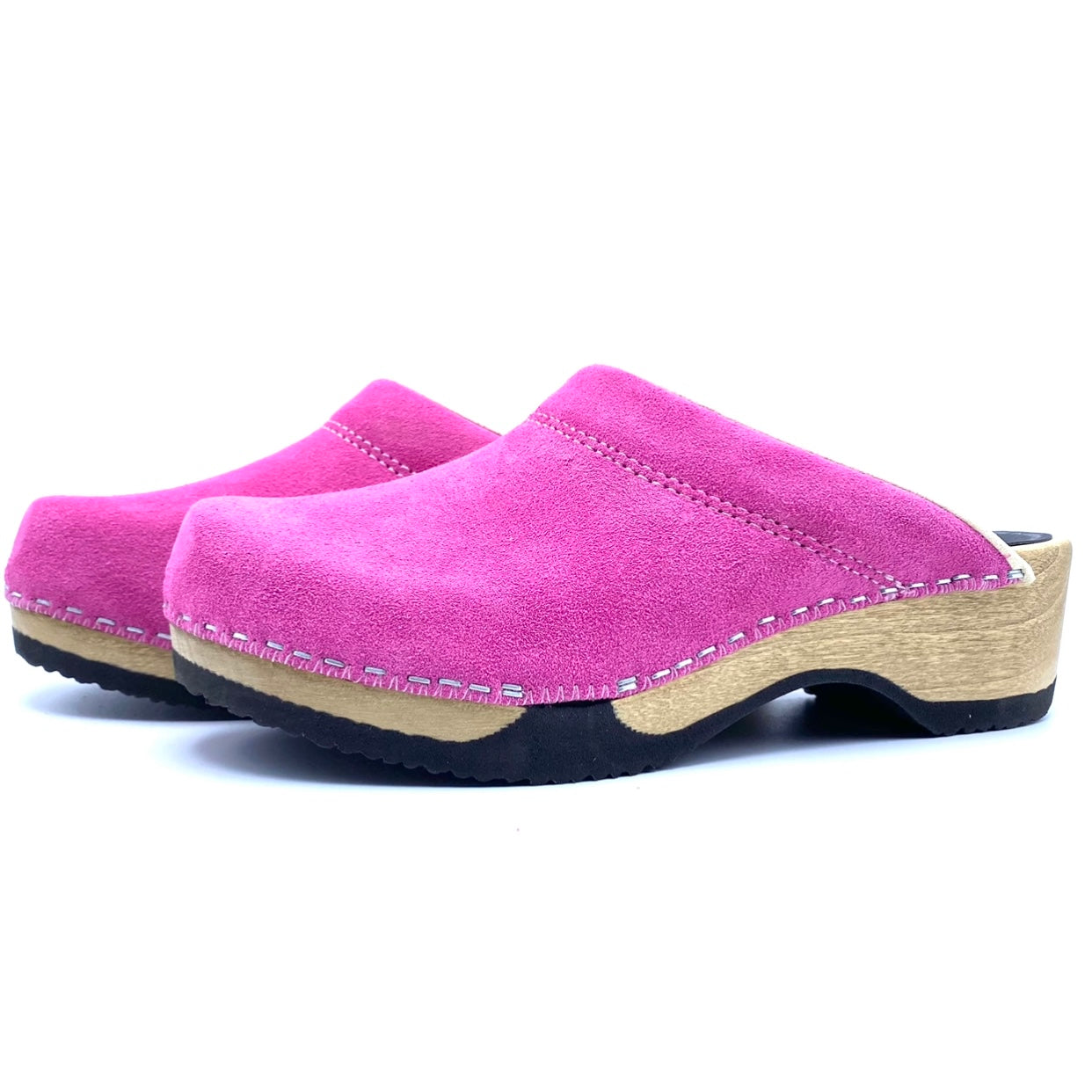 Embla Clogs I Premium Italian Suede Pink