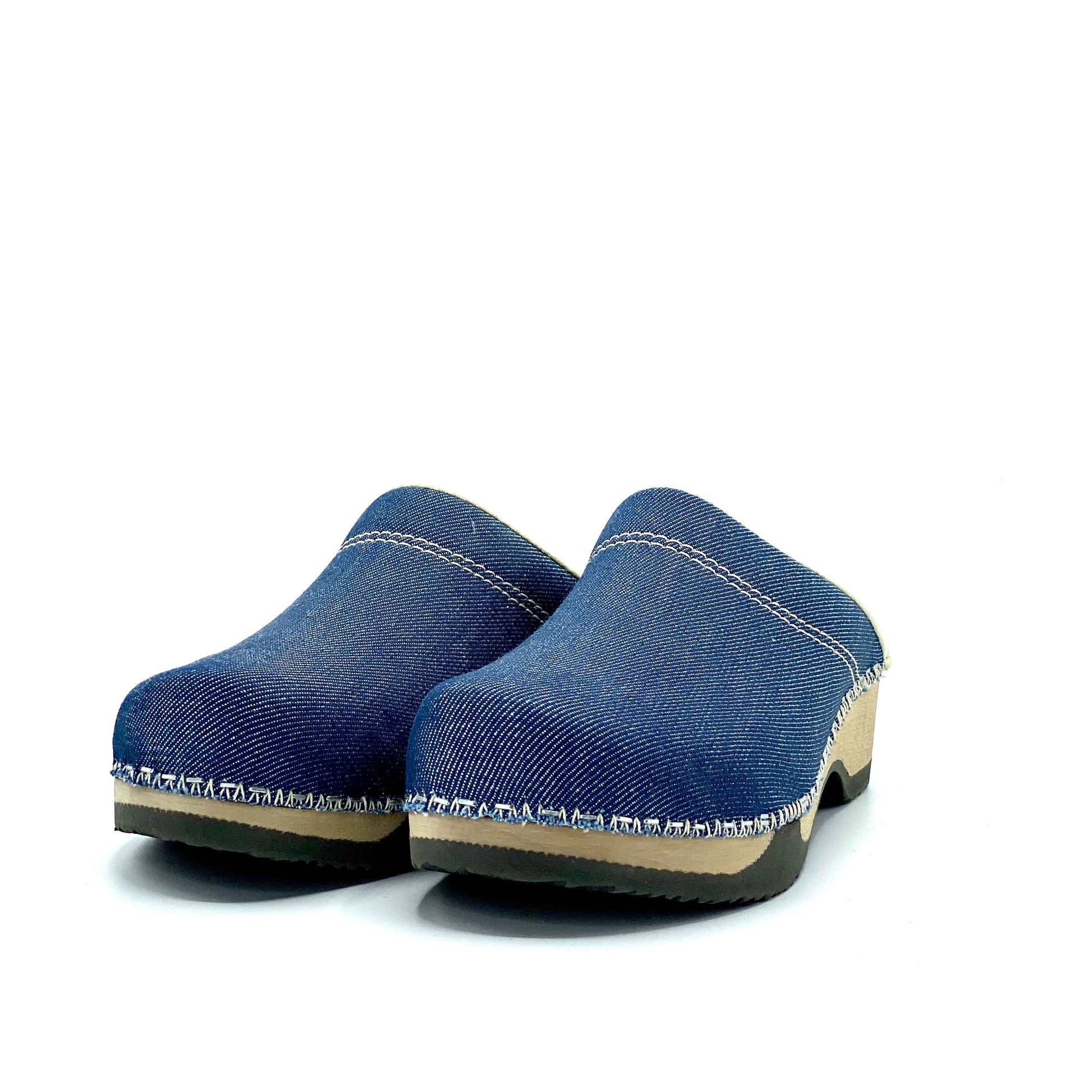 Embla Clogs | Japanese Raw Denim - MAGNAFIED.COM